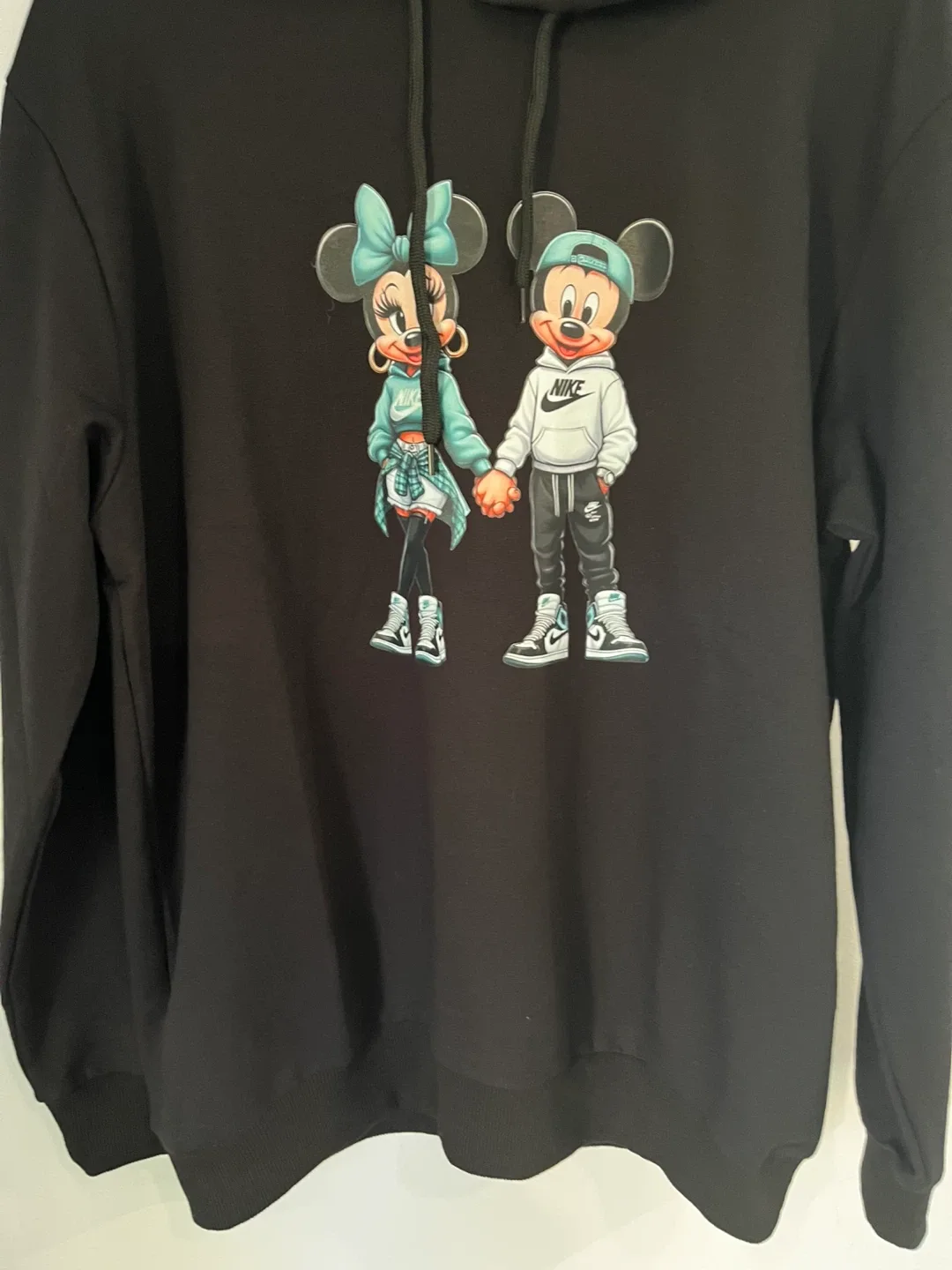 Black Hoodie with Cartoon Print(Nike) image indicator(8)