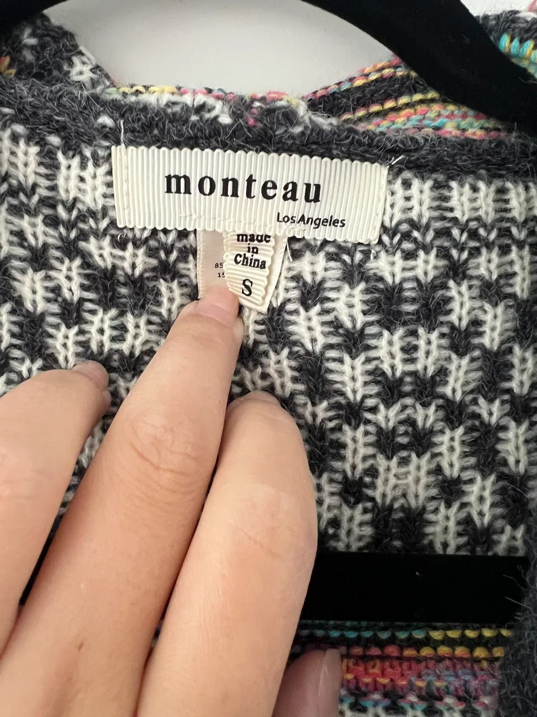 Monteau Hooded Cardigan - Size Small image indicator(2)