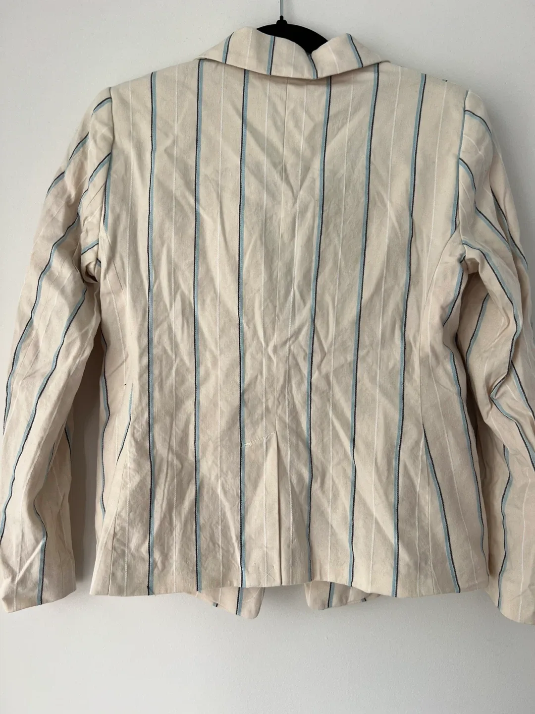 Striped Beige Blazer - Size 4 image indicator(2)