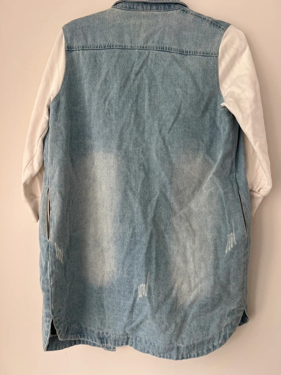 Denim Jacket with Sequin Appliqués image indicator(2)