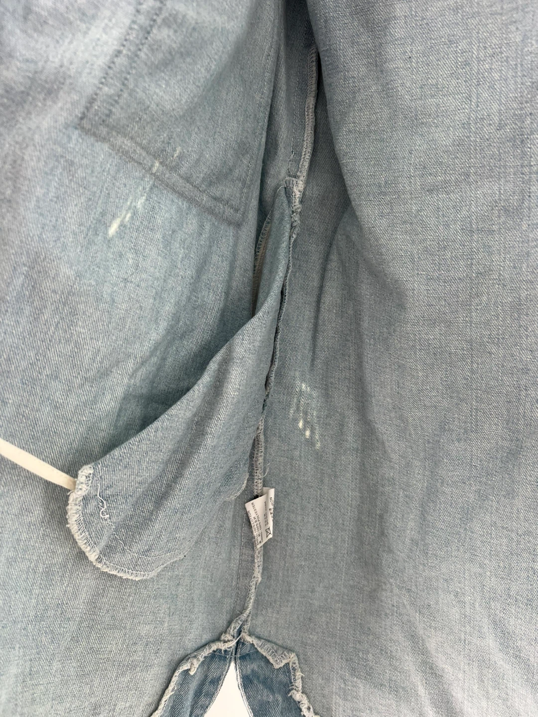 Denim Jacket with Sequin Appliqués - photo 5