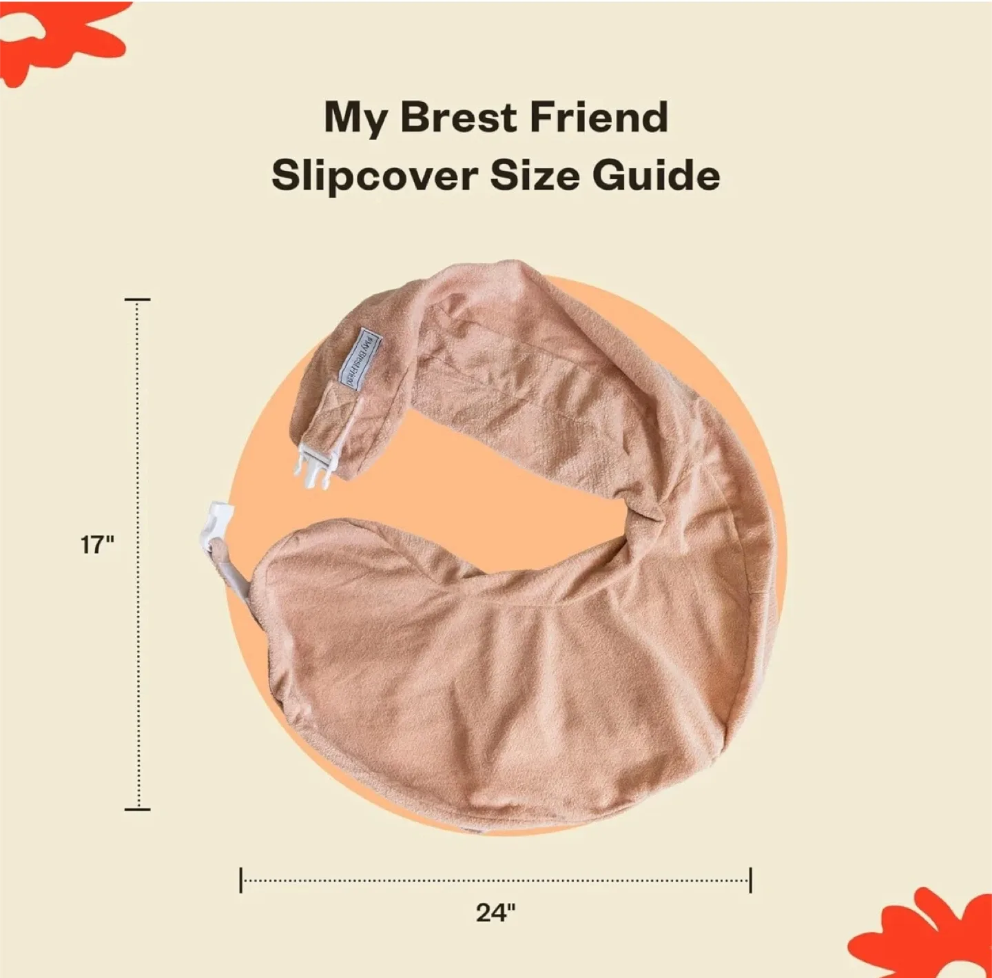 My Brest Friend Nursing Pillow - Peach image indicator(6)