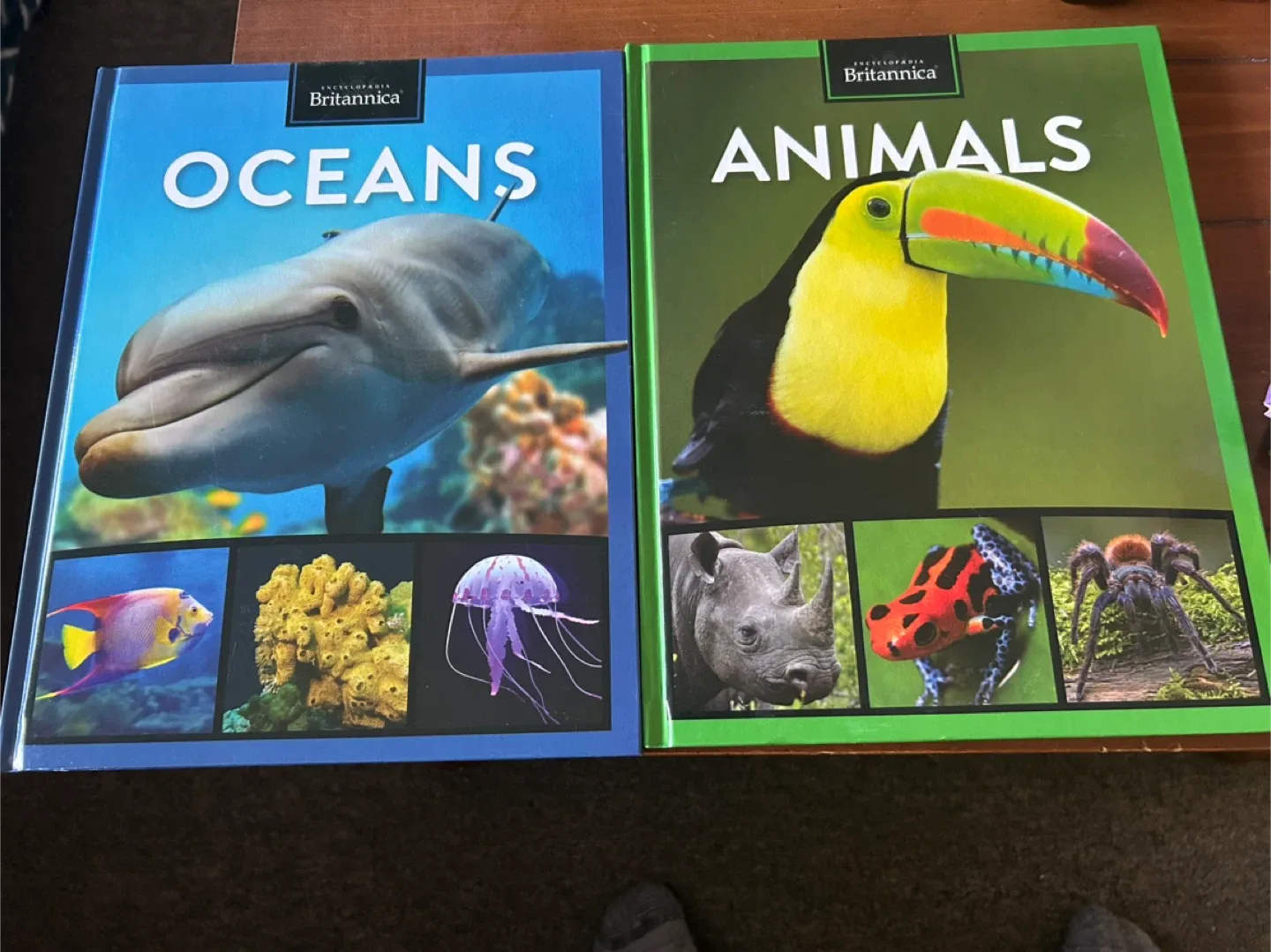 Encyclopedia Britannica Oceans & Animals Books thumbnail