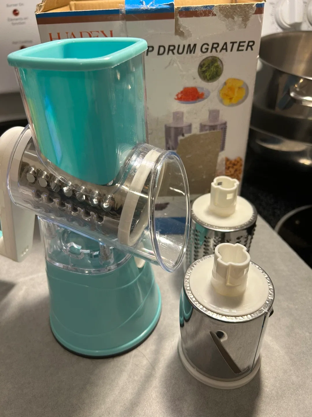 Huadeyi Tabletop Drum Grater - New in Box! image indicator(3)