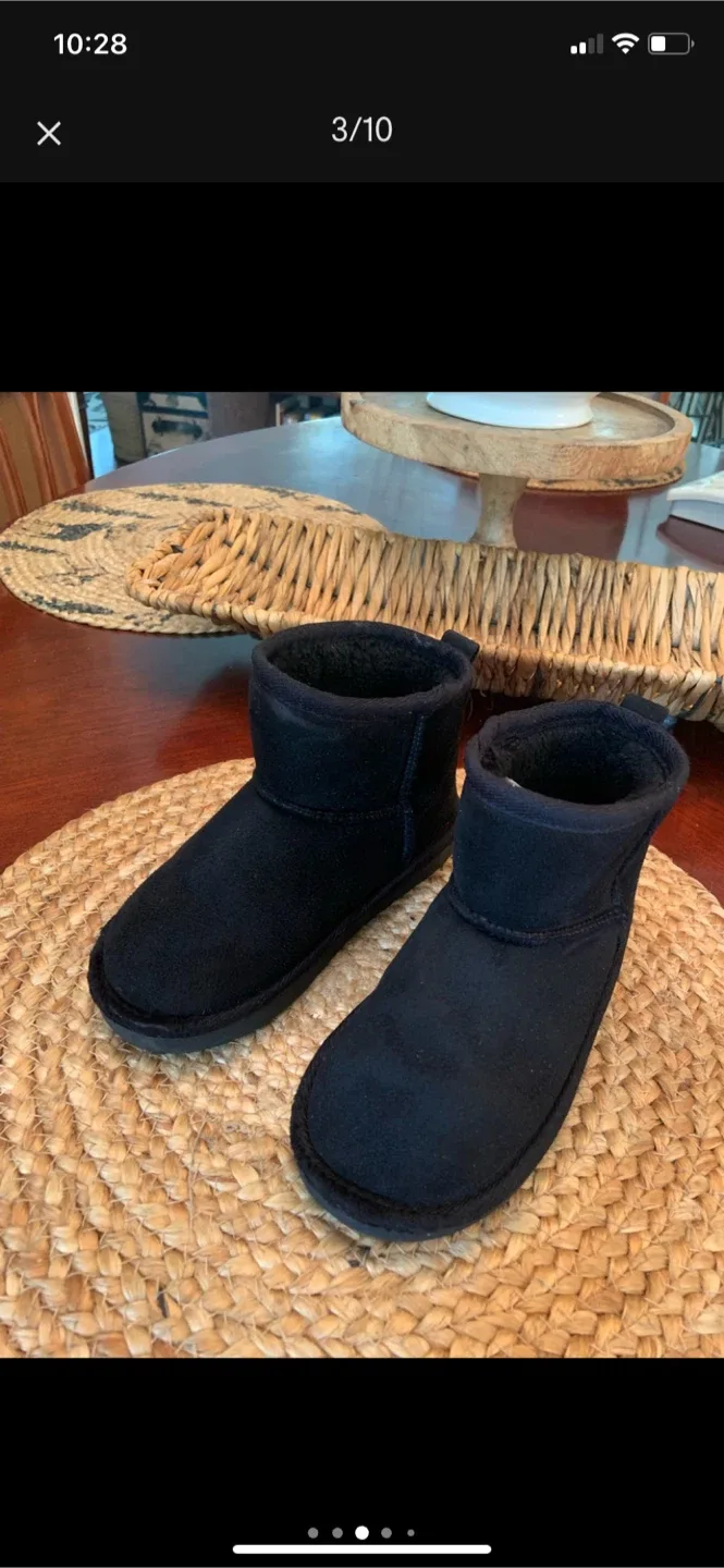 Ardene Kids' Classic Short Boot - Black image indicator(3)