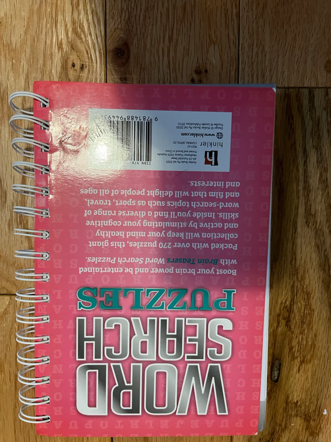 Hinkler Word Search Puzzles Book - photo 2