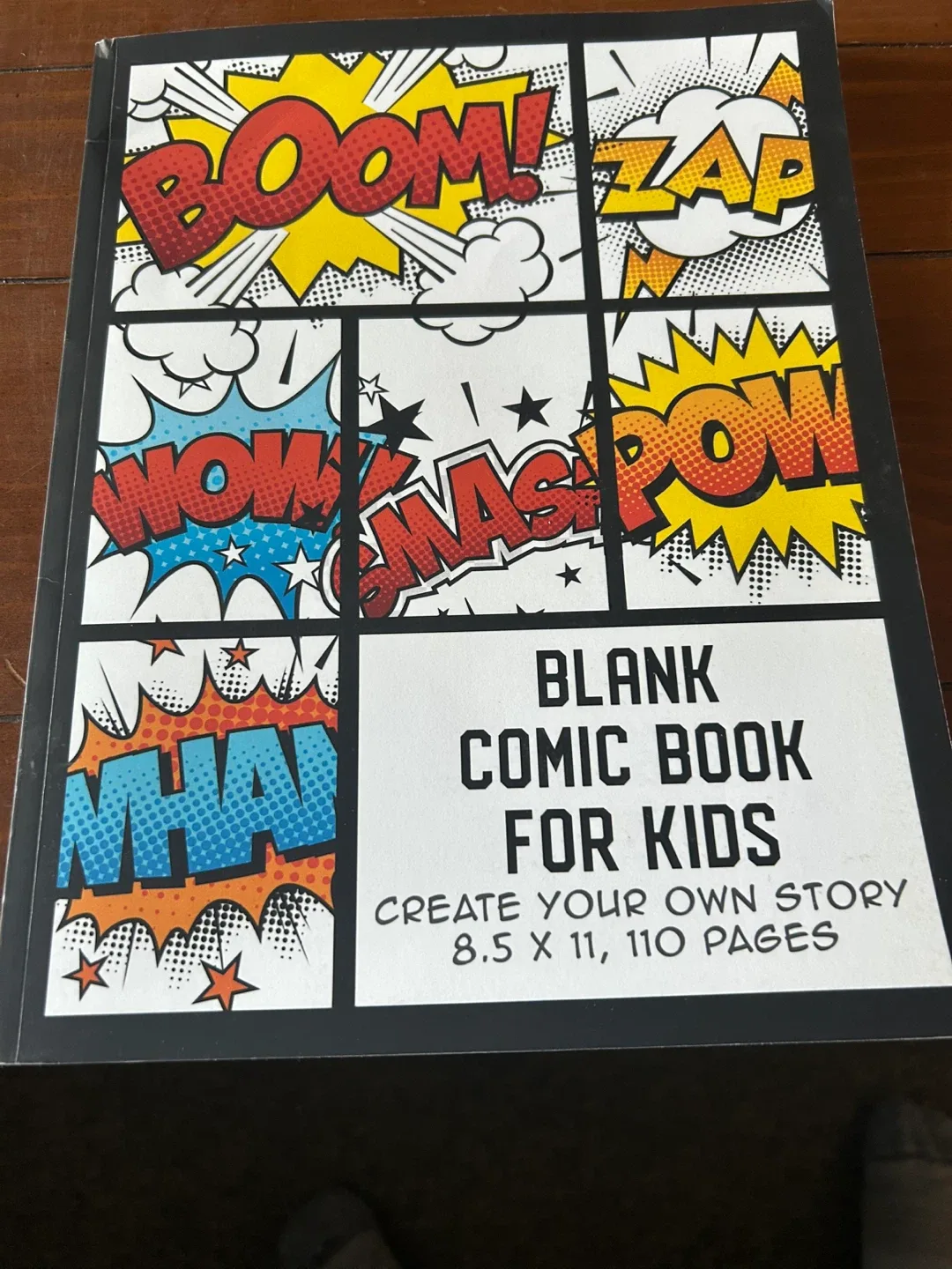 Blank Comic Book for Kids - 8.5 x 11, 110 Pages thumbnail