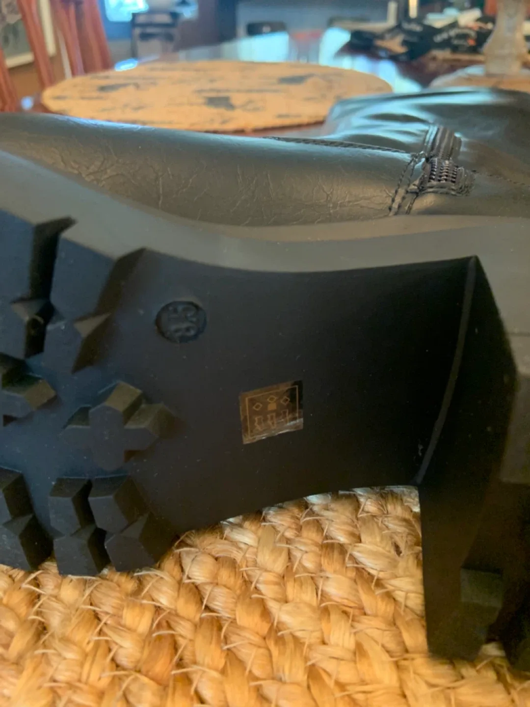 STEVE MADDEN Black Knee High Platform Boots image indicator(9)