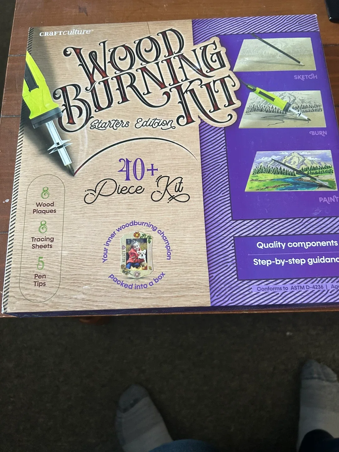 Craft Culture Wood Burning Kit - 10+ Piece thumbnail