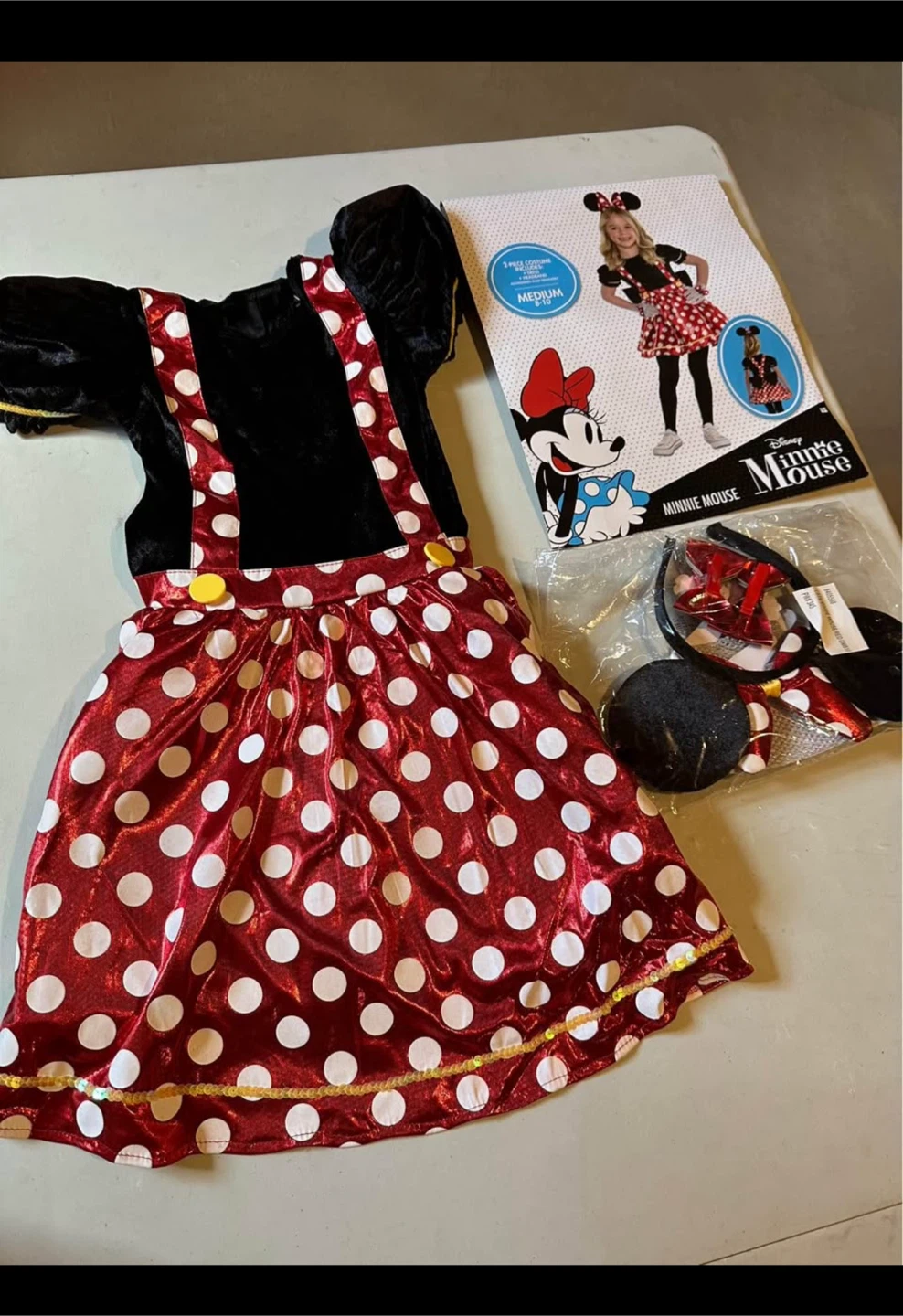 Disney Minnie Mouse Costume - Medium (8-10)