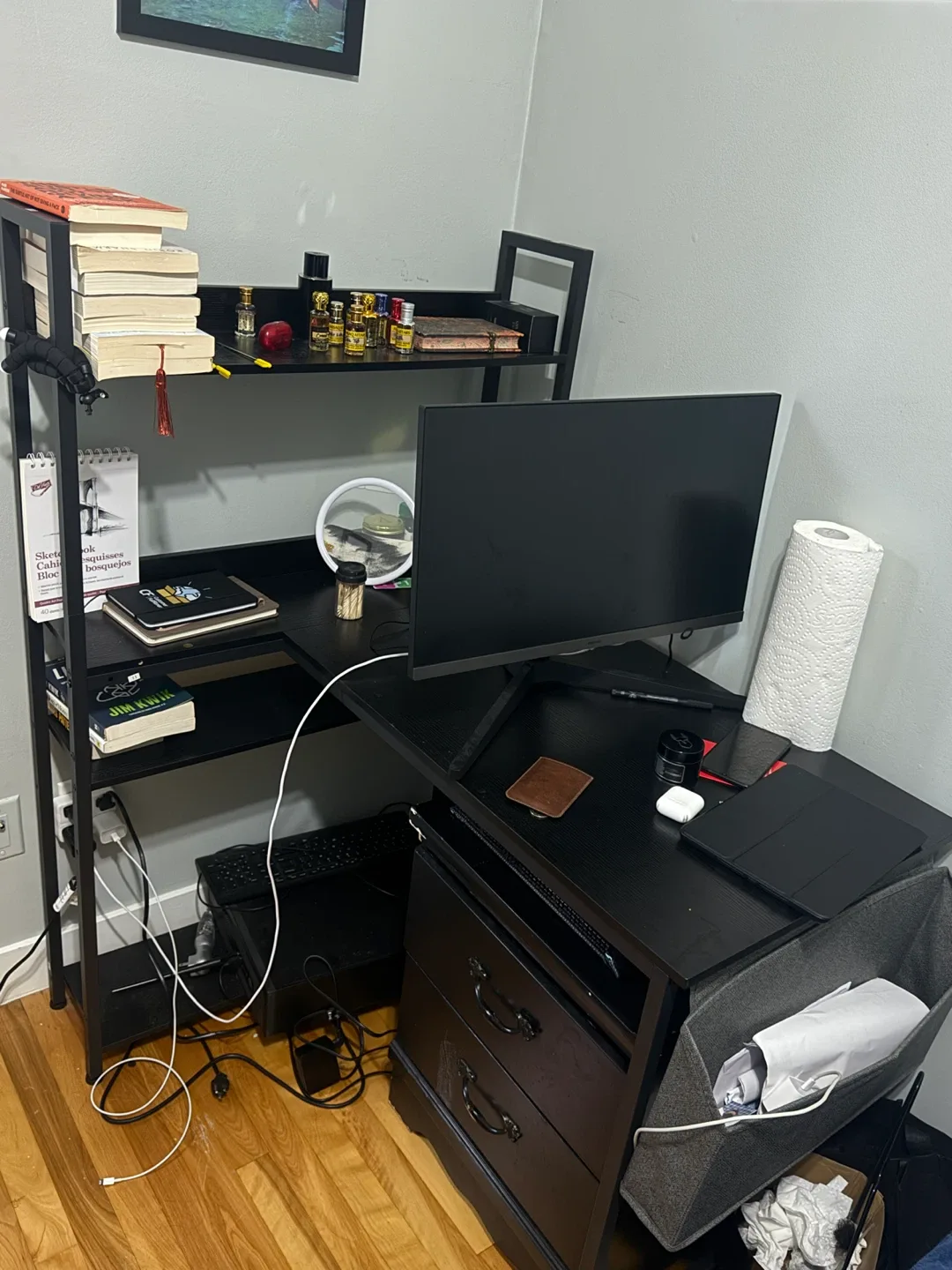 Grandder 40 Inch L Shaped Computer Desk image indicator(6)