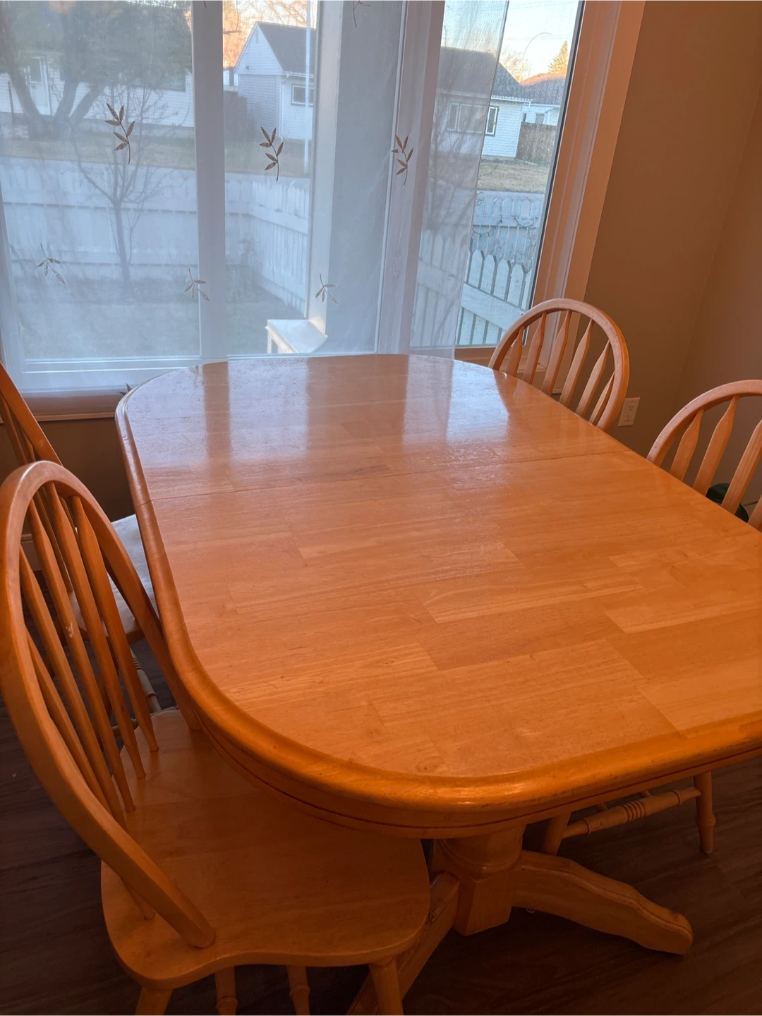 Dining table white oak