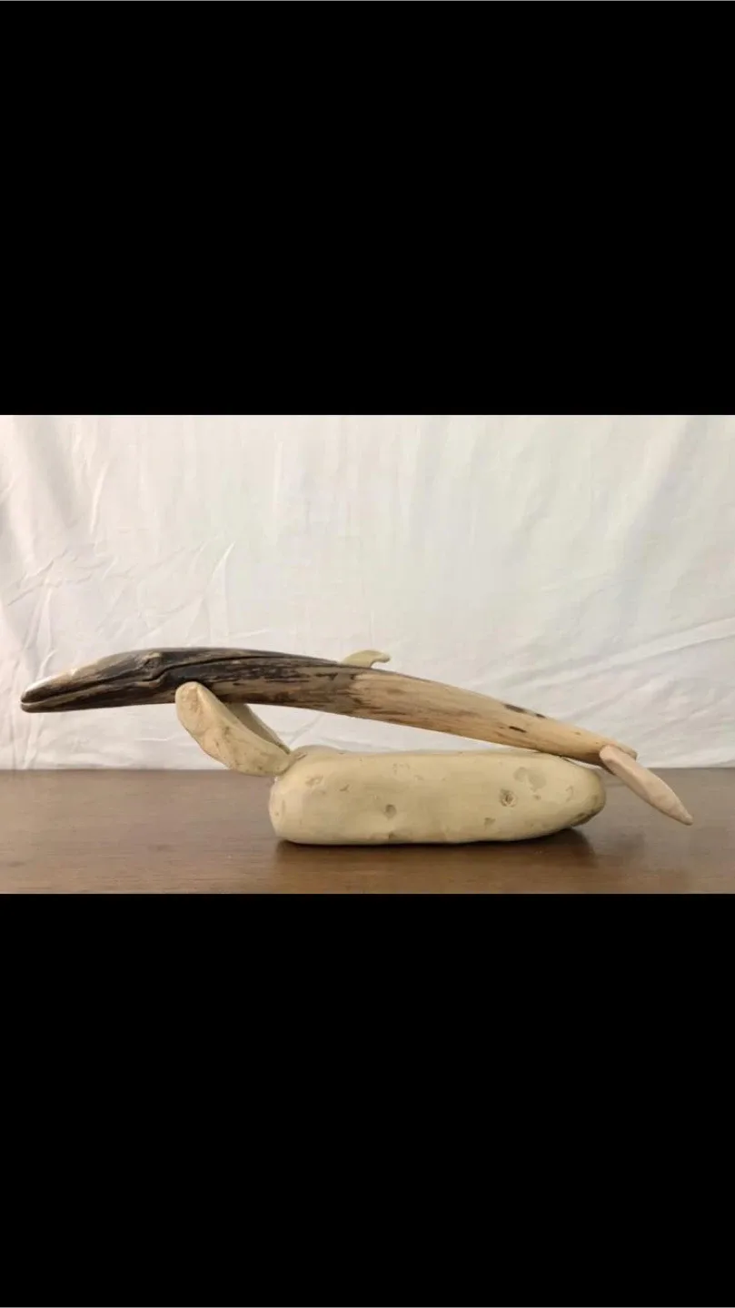 Art made of driftwood and stone image indicator(8)