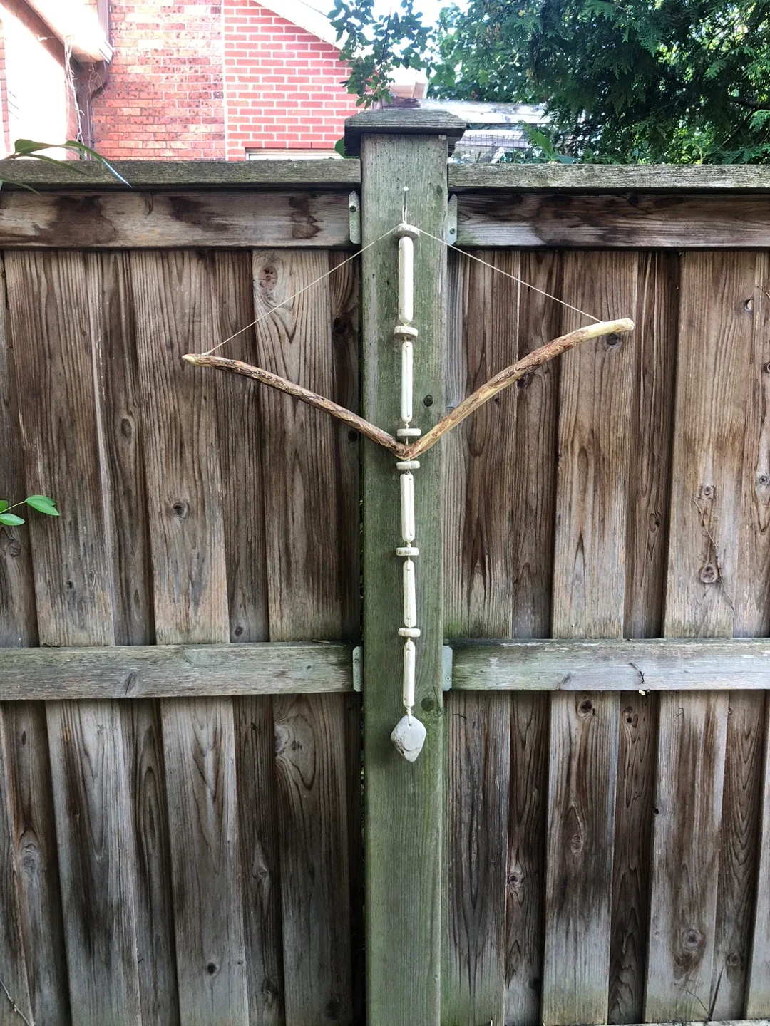 Art made of driftwood and stone thumbnail