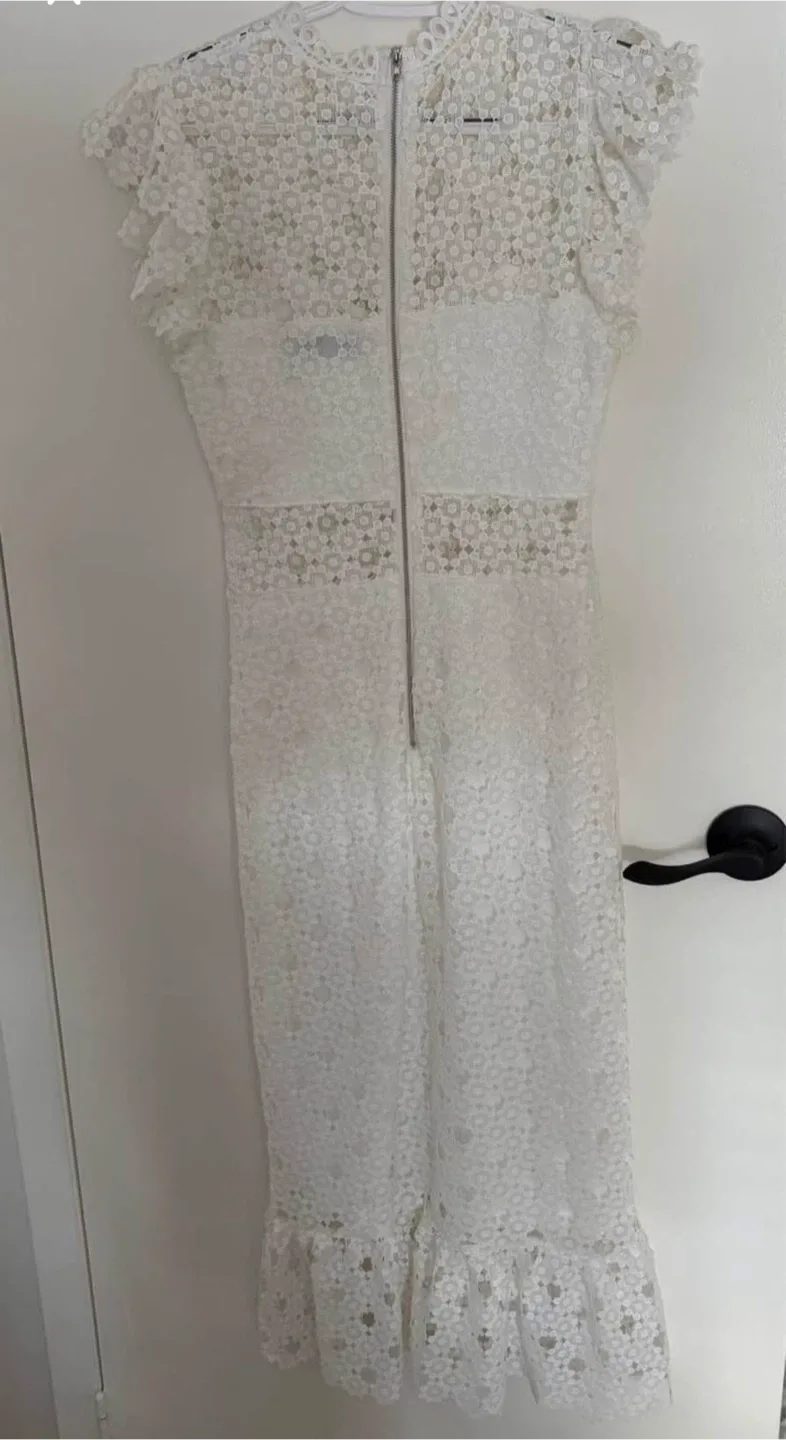 Chelsea White Lace Dress - Size XS image indicator(2)