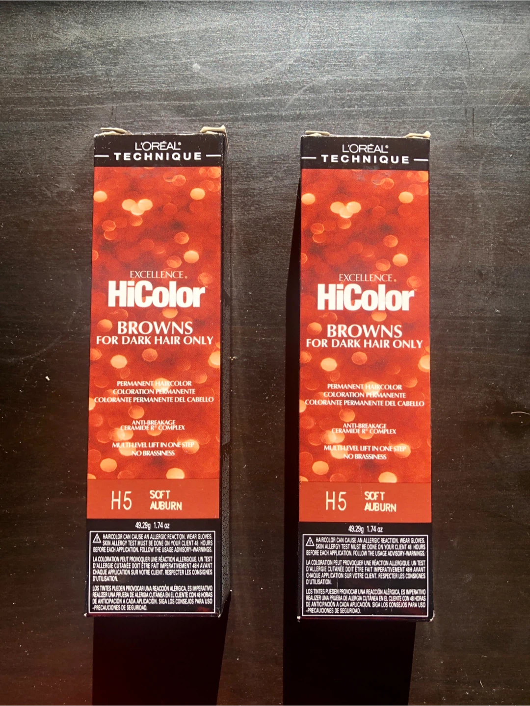 L'Oreal Excellence HiColor Browns H5 Soft Auburn Hair Dye