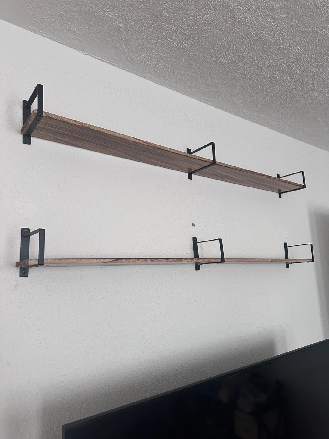 Two Wooden Wall Shelves - photo 2