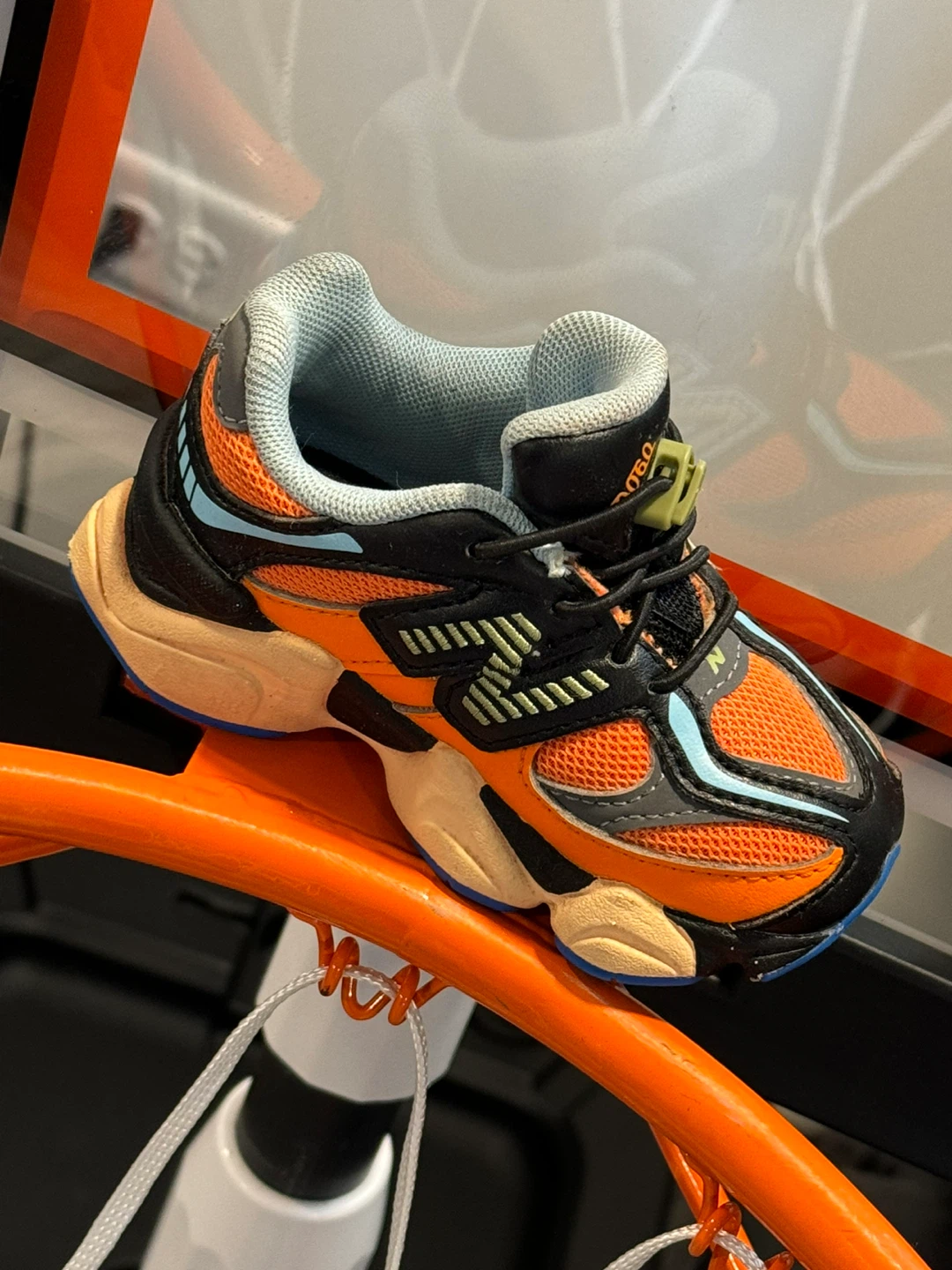 New Balance 9060 Sneakers - Orange/Black - photo 2