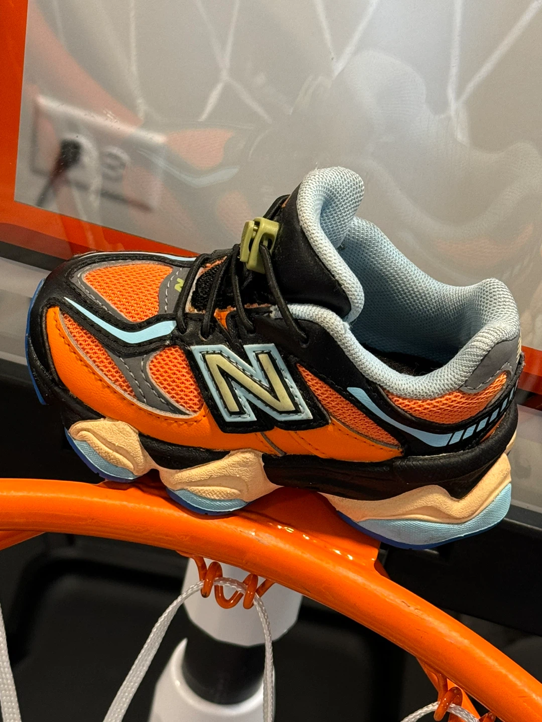 New Balance 9060 Sneakers - Orange/Black - photo 3