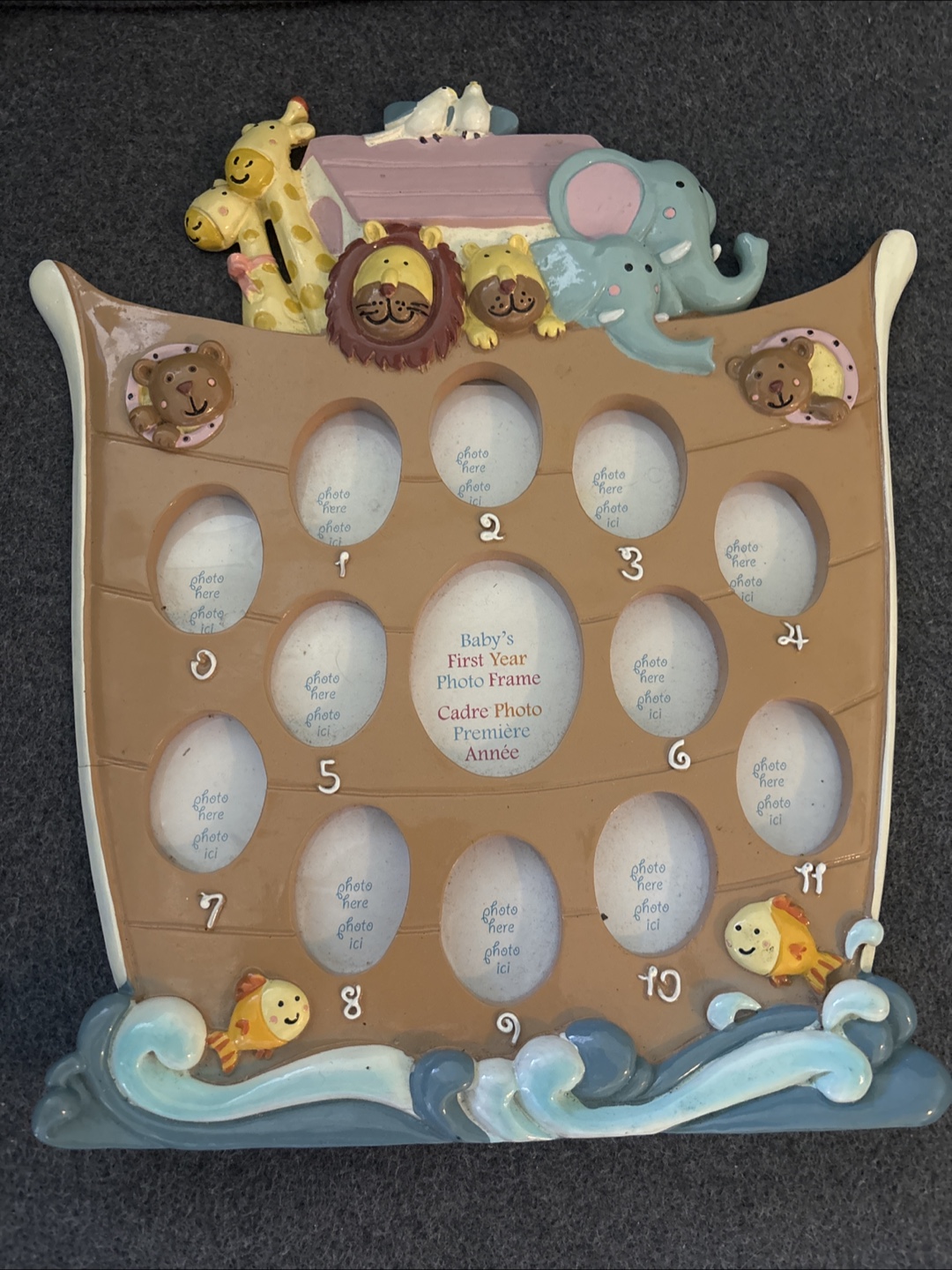 Baby's First Year Noah's Ark Photo Frame