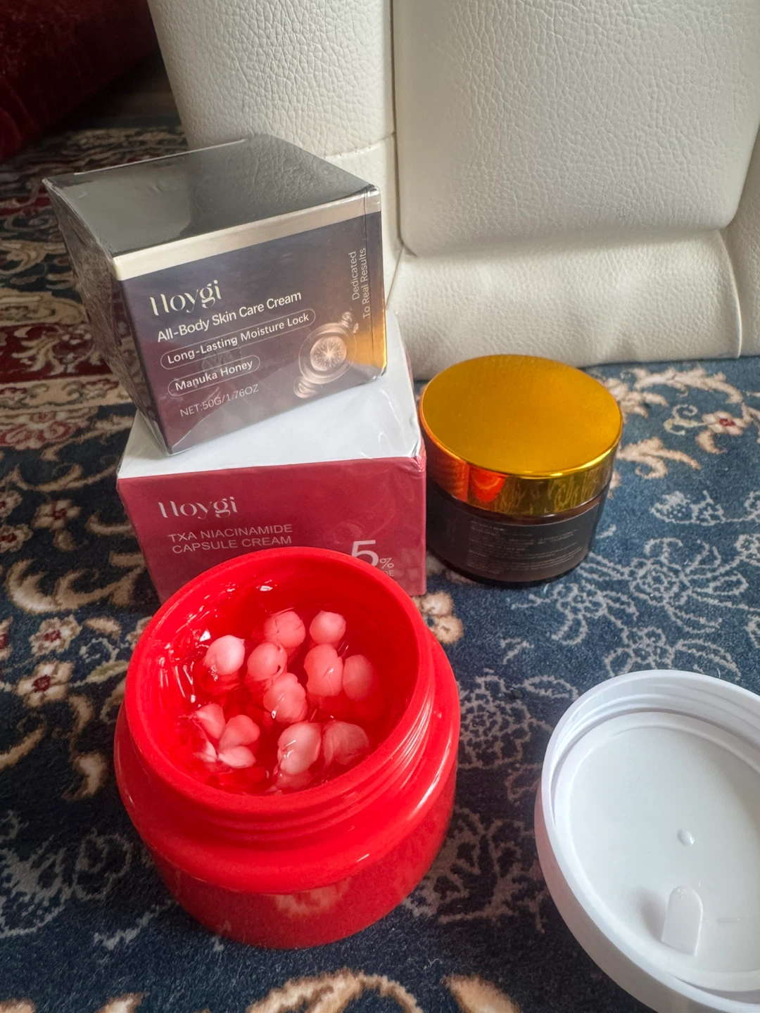 Hoygi All-Body Skin Care Cream & TXA Niacinamide Capsule Cream