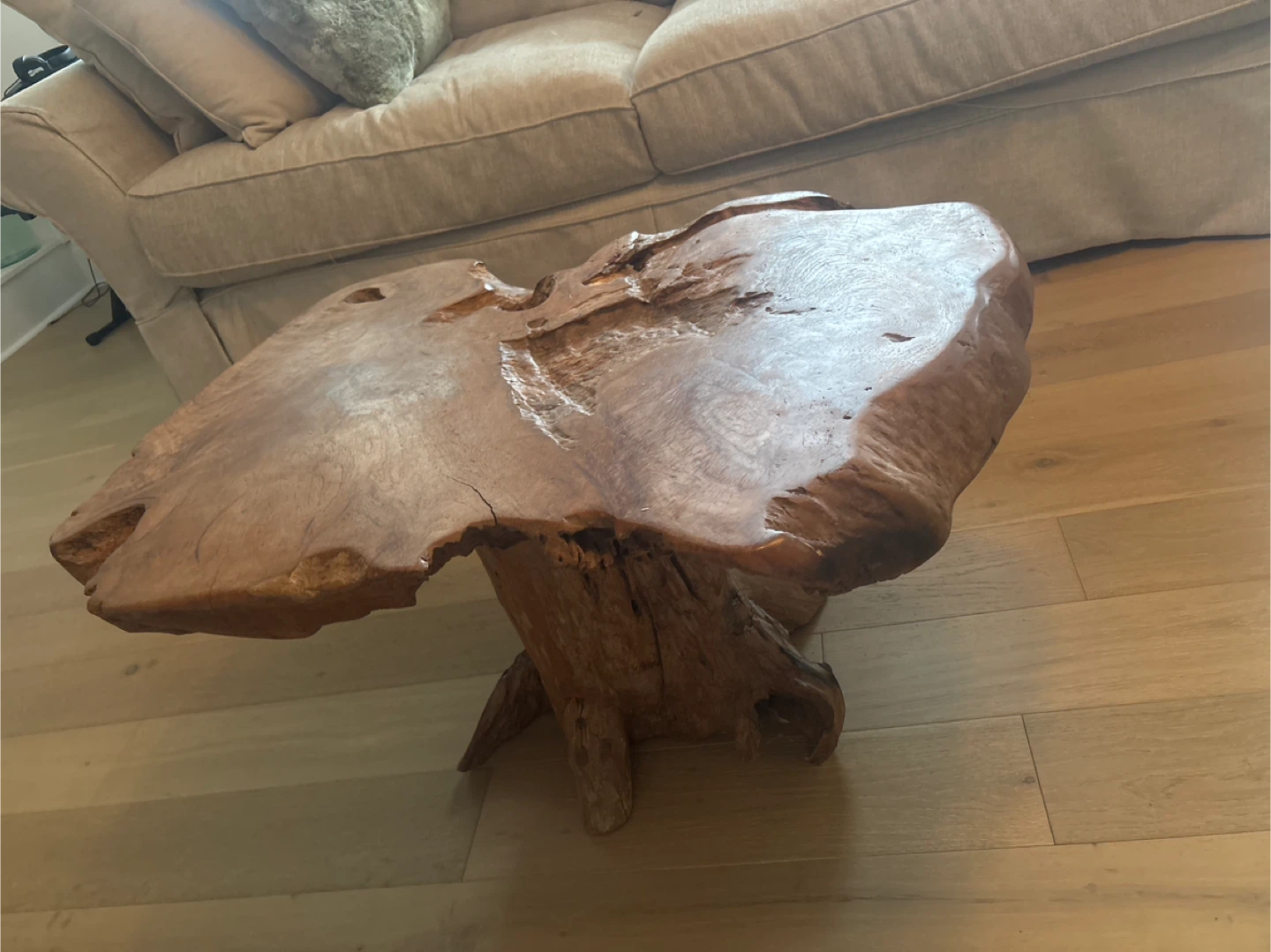 Live Edge Wood Coffee Table - photo 2