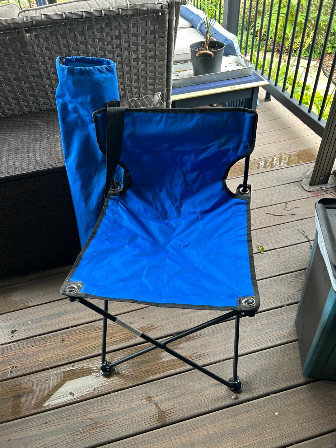 Blue Folding Camping Chair