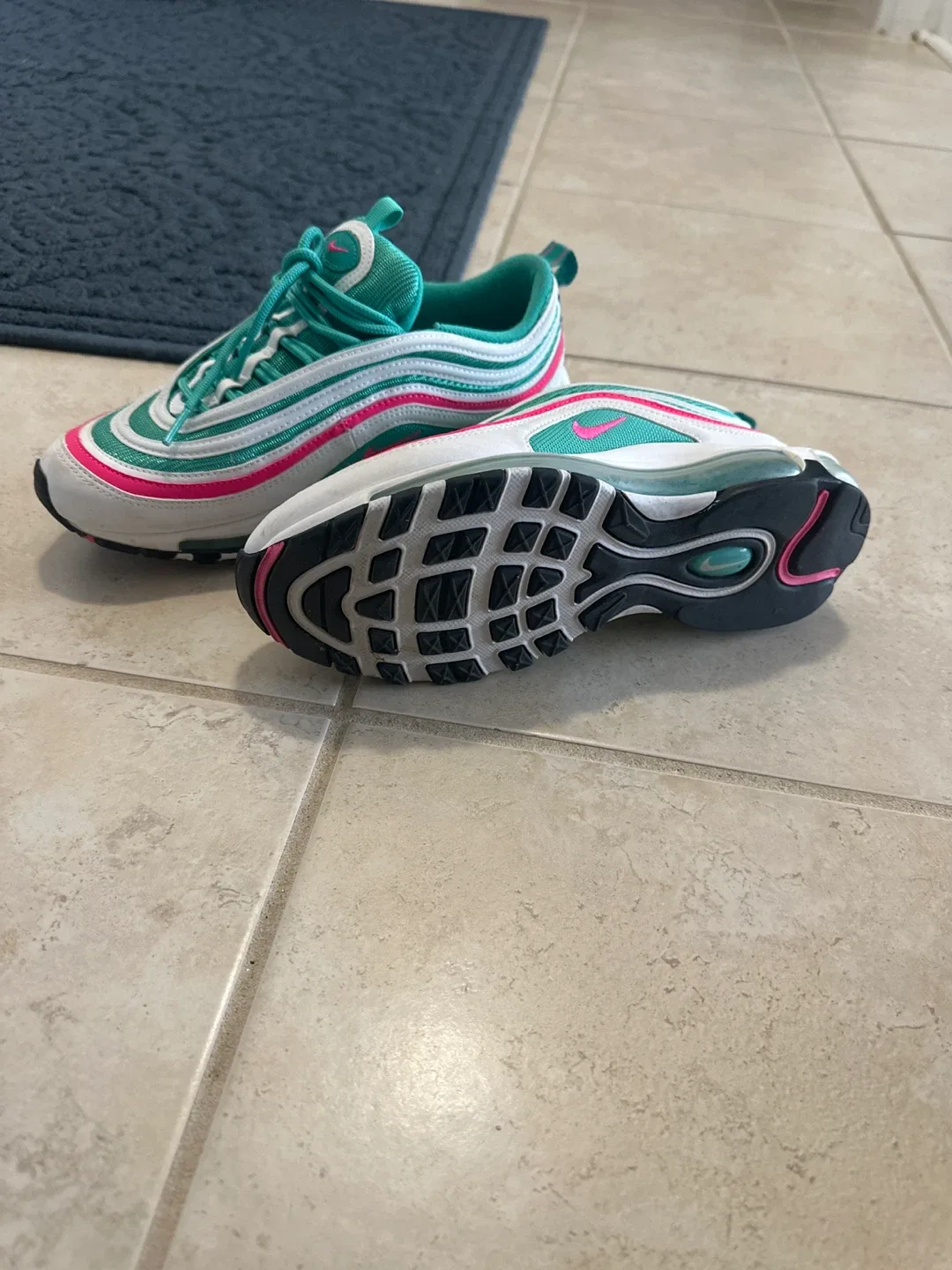 Nike Air Max 97 Teal/Pink - Size 8 image indicator(2)