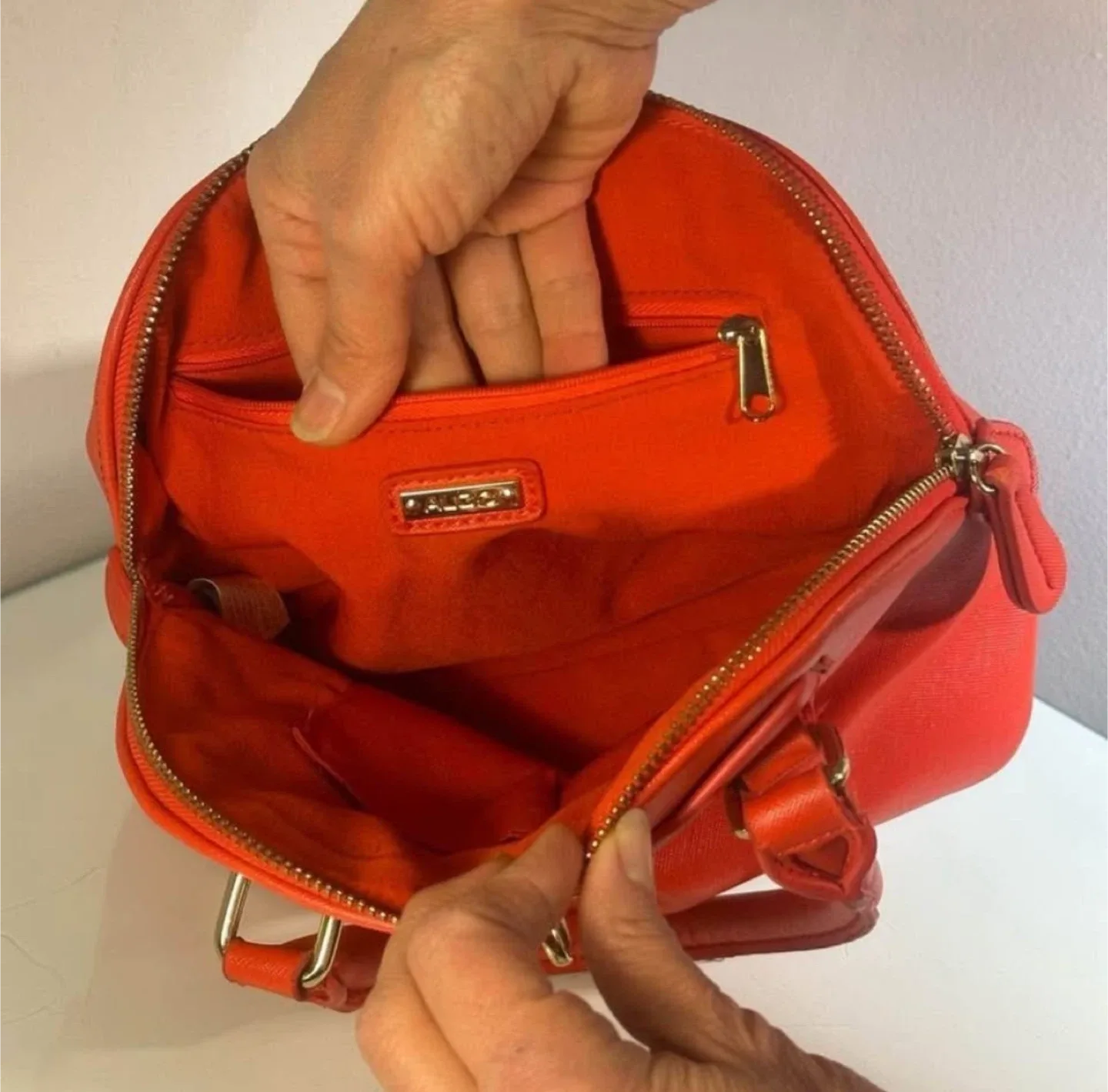 Aldo Orange Mini Handbag image indicator(3)