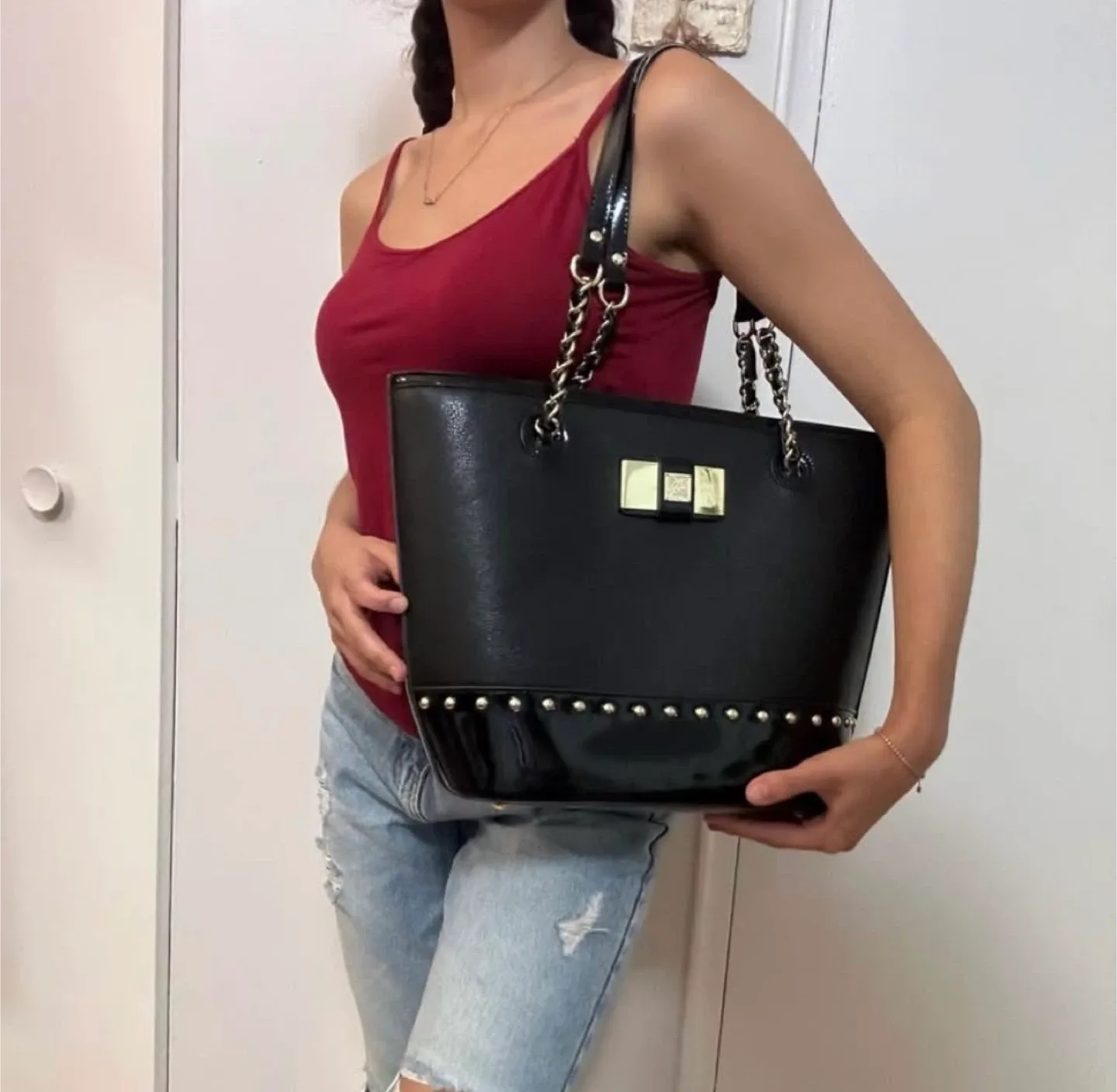 Black & Gold Tote Bag image indicator(3)