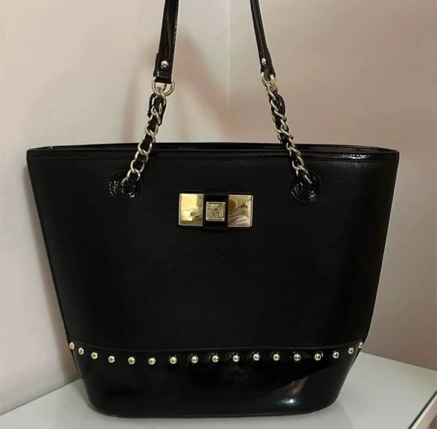 Black & Gold Tote Bag