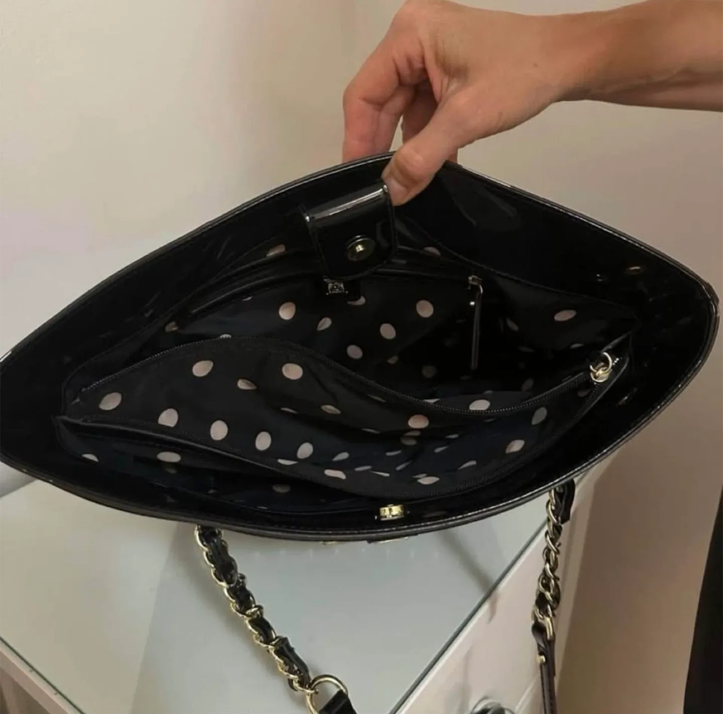 Black & Gold Tote Bag image indicator(2)