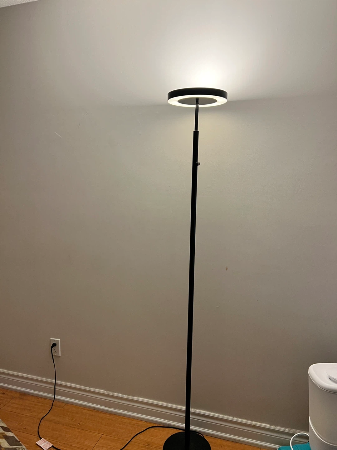 Floor Lamp with Remote - Black
