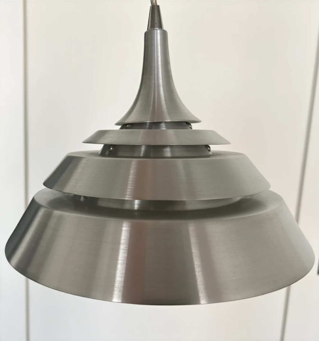 1960’s Hans Agne Jakobsson Inspired Aluminum Pendant Light thumbnail