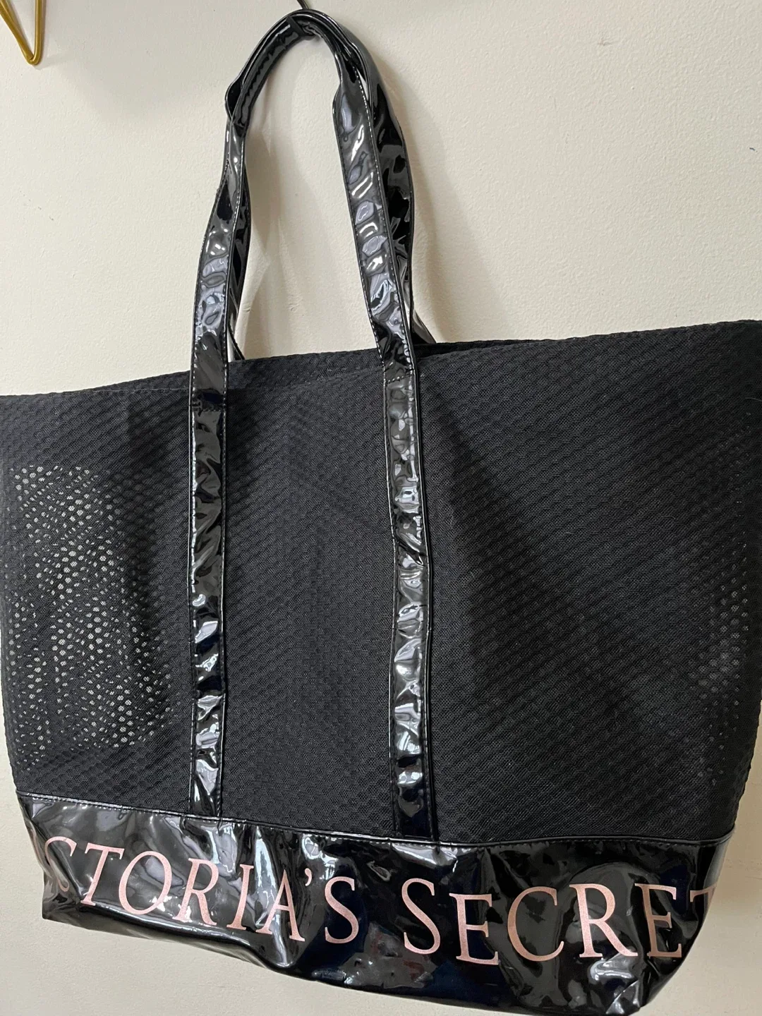 Victoria's Secret Black Tote Bag image indicator(2)