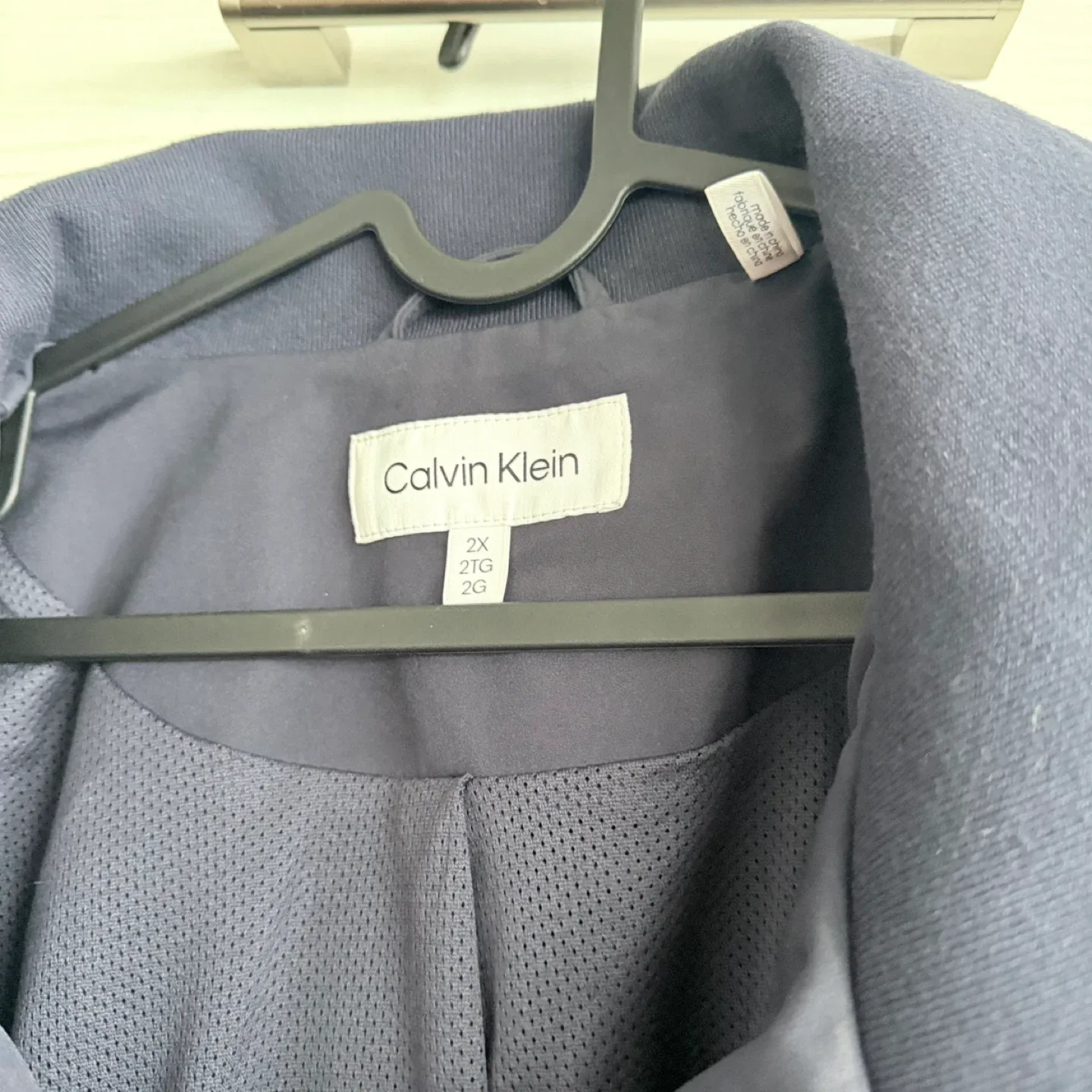 Calvin Klein 2X Rain Coat - Navy Blue image indicator(4)