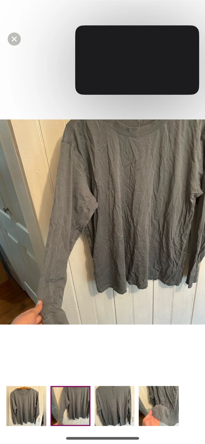 Lululemon Long Sleeve Shirt - light blue - photo 2