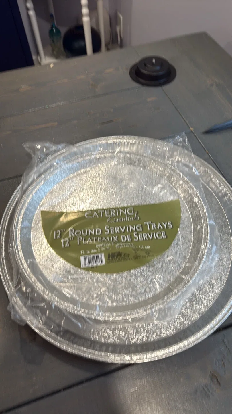 Catering Essentials 12" Round Serving Trays (5)