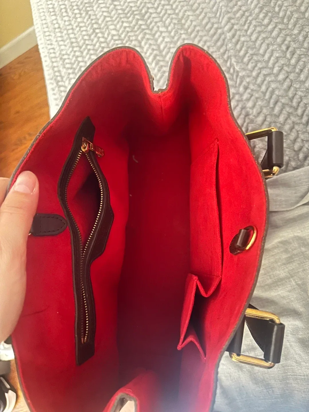 Louis Vuitton Damier Ebene Verona PM image indicator(5)