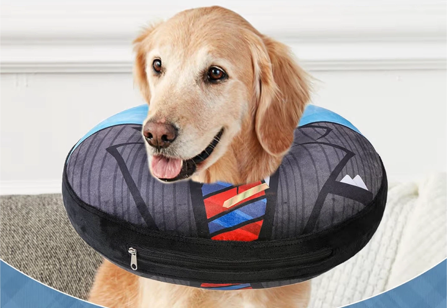 Brand New Inflatable Dog Recovery Collar – Size L