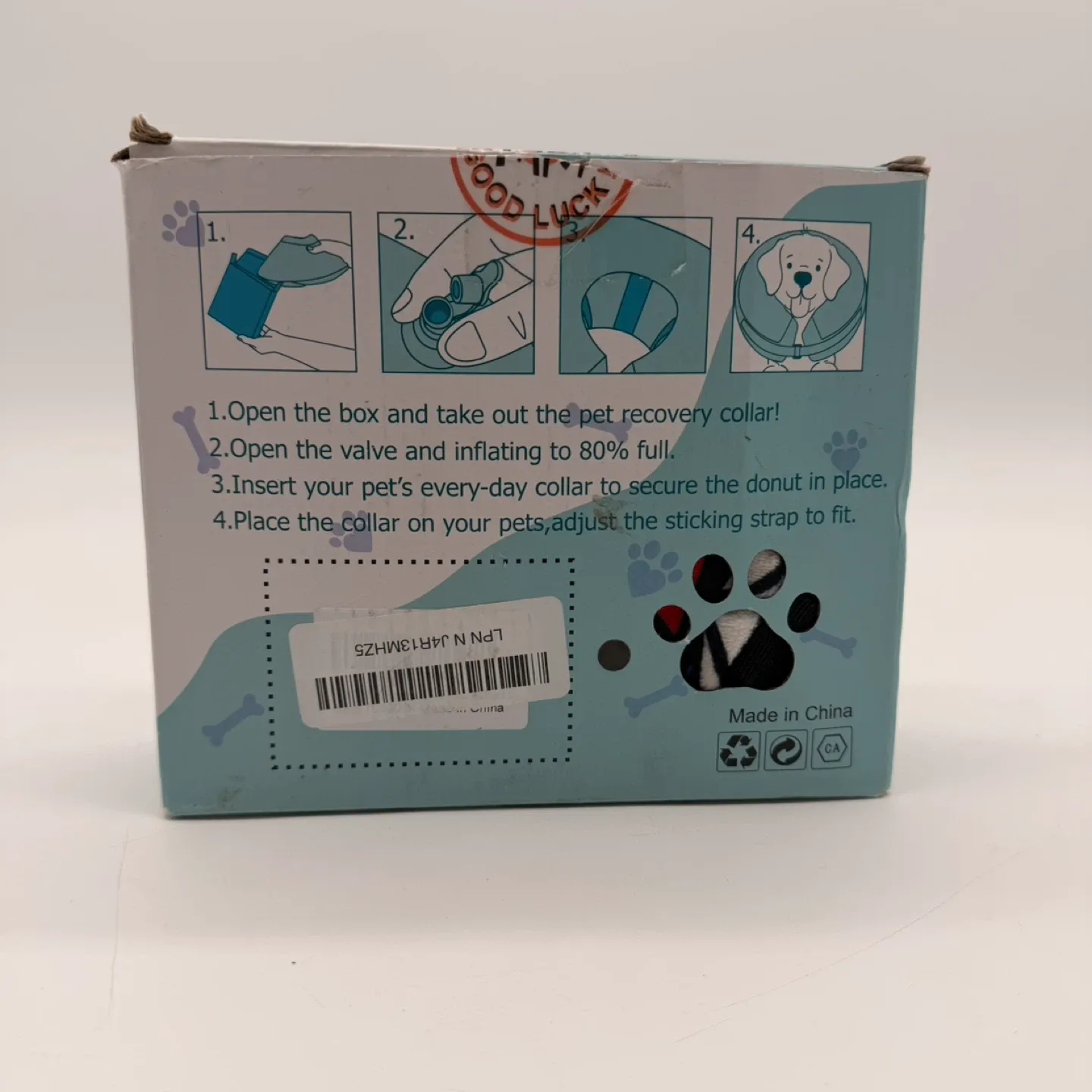 Brand New Inflatable Dog Recovery Collar – Size L image indicator(7)