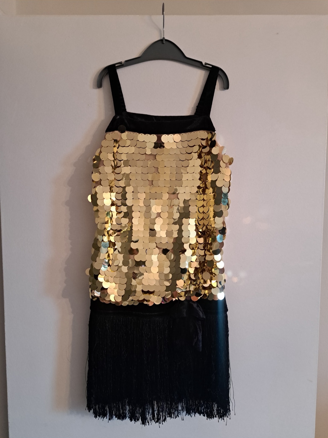 Flapper Dress Costume with Accessories - Size M