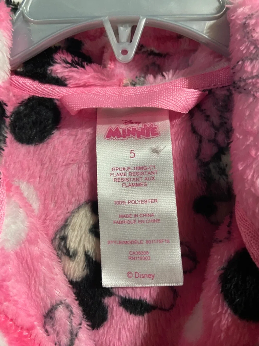Disney Minnie Mouse Robe - Size 5 image indicator(2)