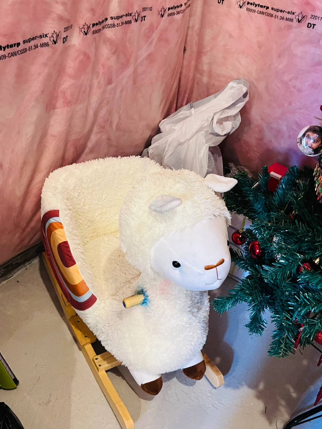 Pottery Barn Kids Sheep Rocker