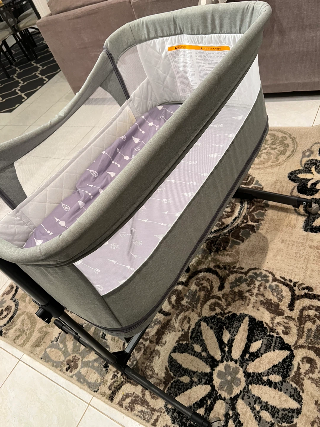 Grey Baby Bassinet - photo 2