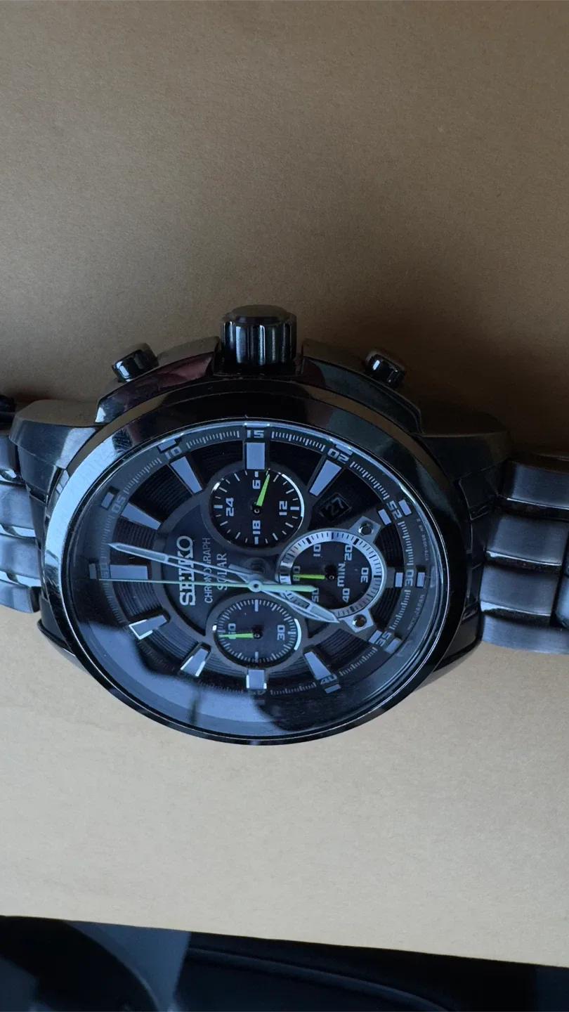 Seiko Chronograph Solar Watch image indicator(2)