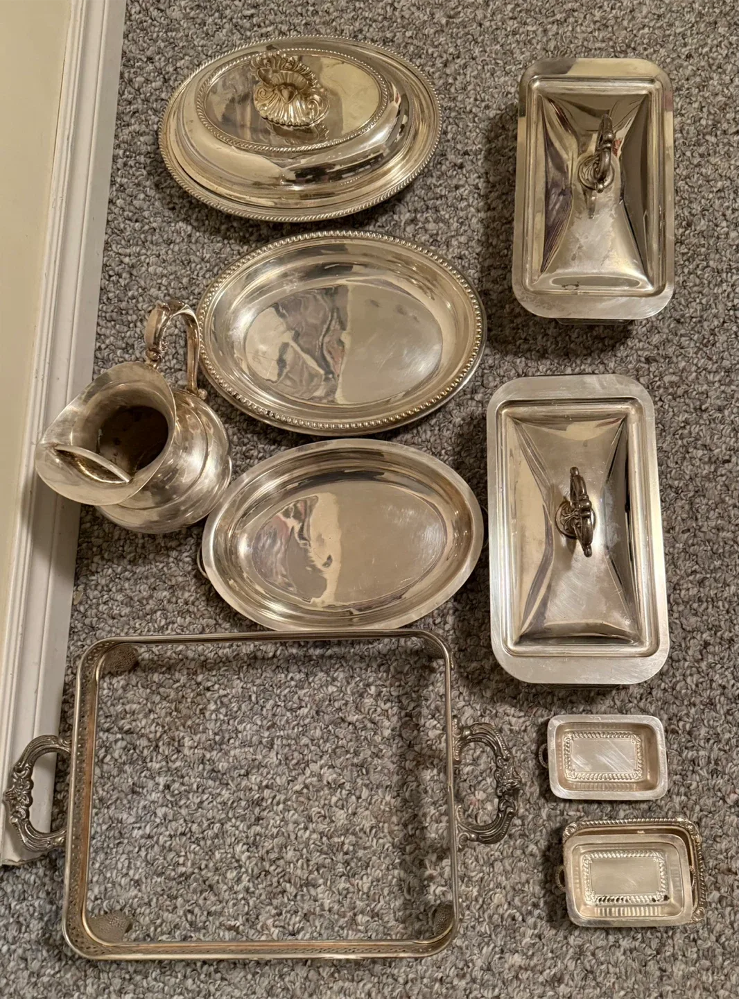 Vintage Silver Plated Serving Set image indicator(2)