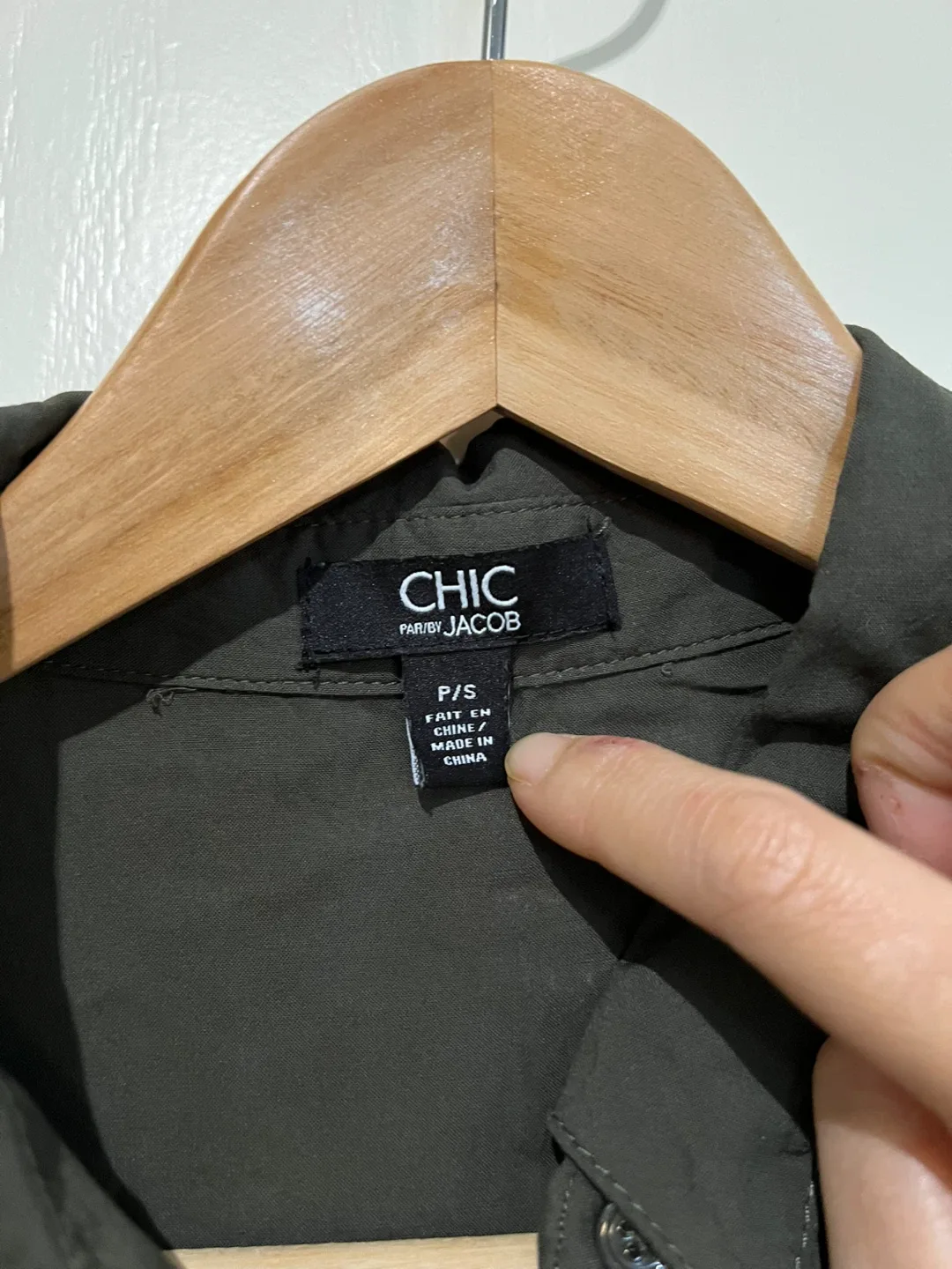 Green Viscose Button-Down Shirt image indicator(2)