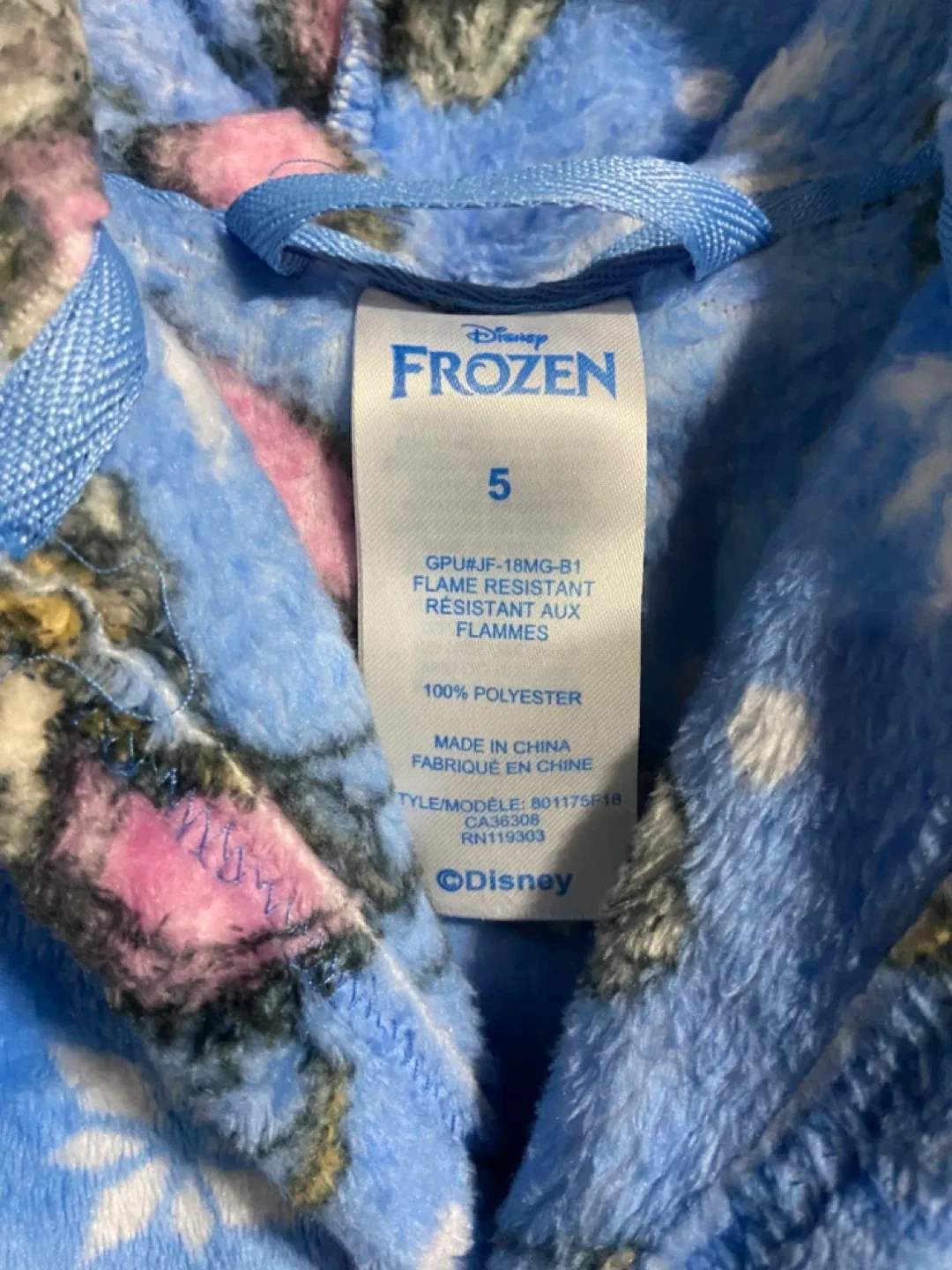 Disney Frozen Elsa Bath Robe - Size 5 image indicator(3)