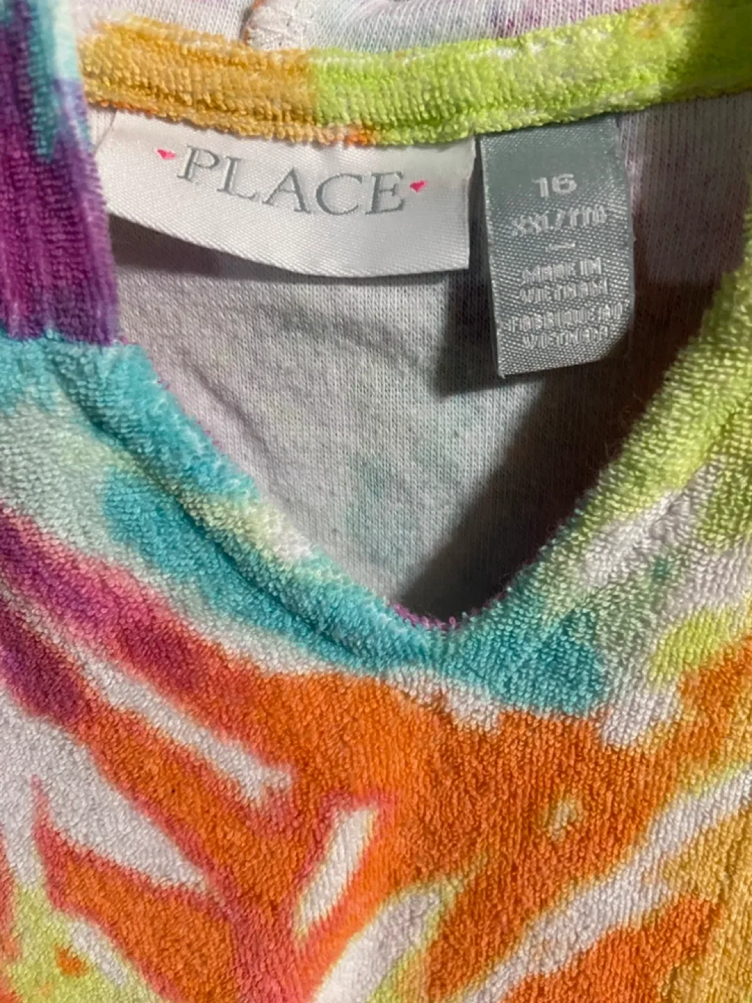 The Children's Place Tie-Dye Cover-Up - Size 16 image indicator(3)